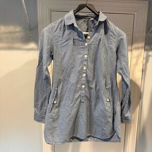 Toad & Co Mixologist Tunic - Women's XS in Blue Checkered